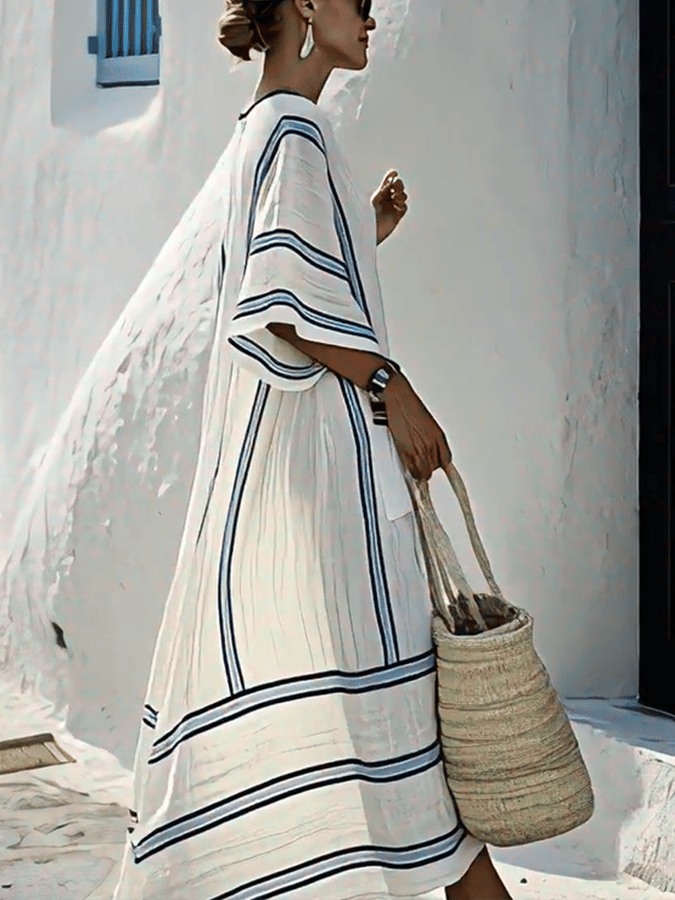 Thea | Loose Striped Summer Dress