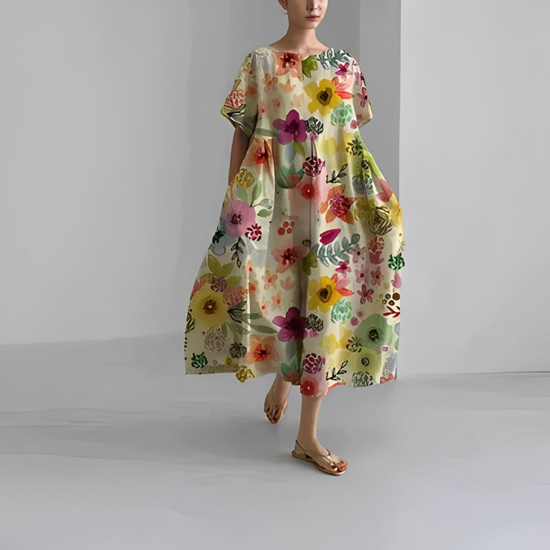 Daisy - Retro Big Swing Loose Maxi Dress