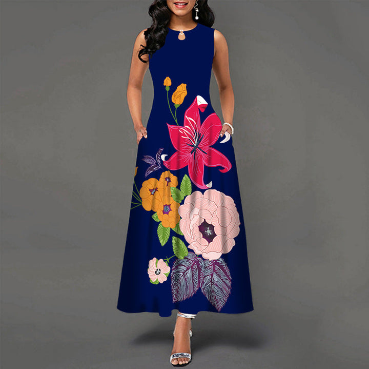 Bianca™ - Casual Sleeveless Dress with Flared Skirt