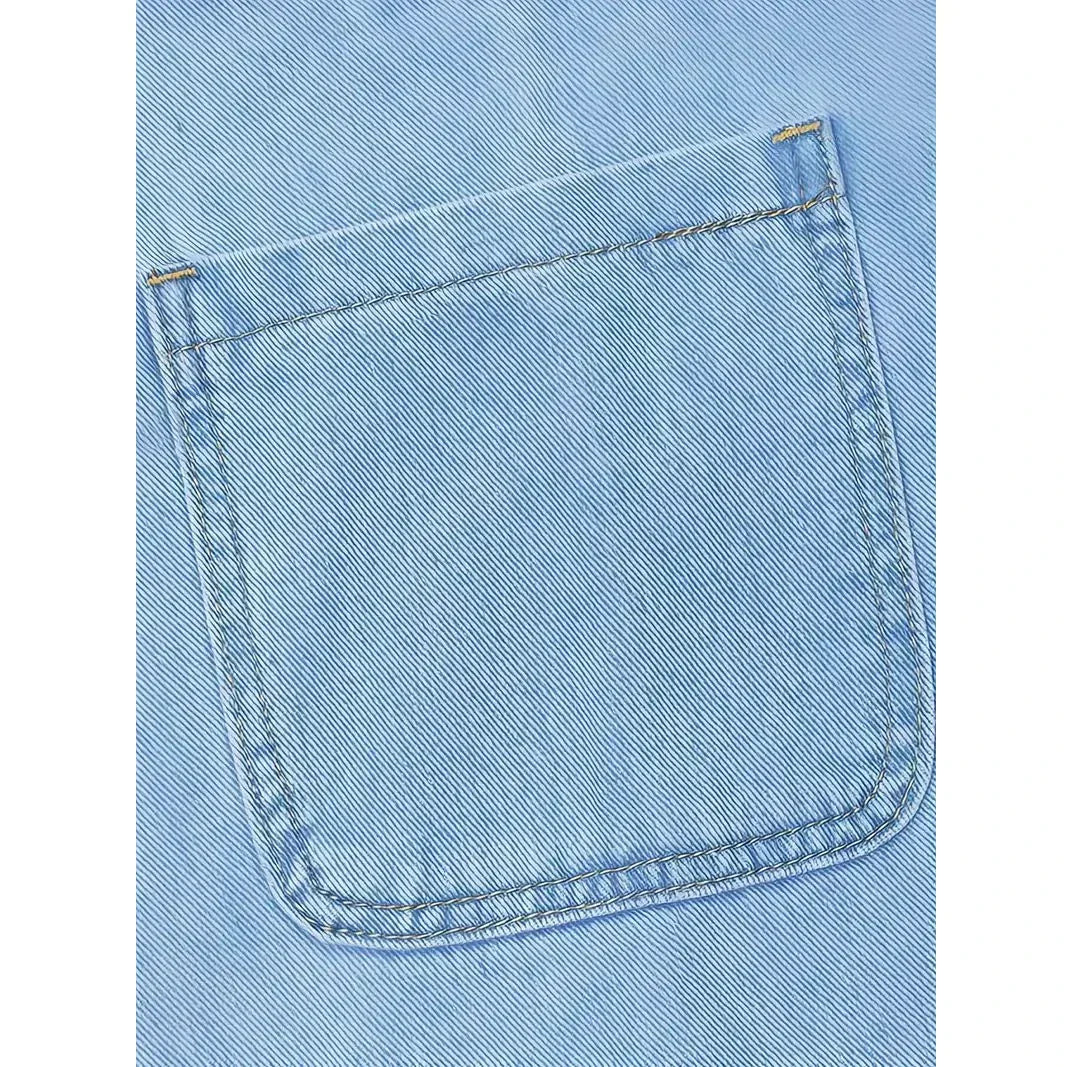 Saylor™ Relaxed Denim-Look Dress