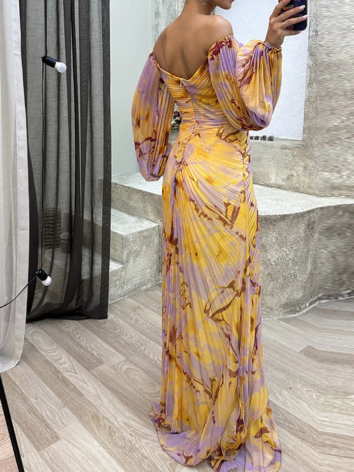 Iconic Selina | Elegant V-Neck Dress Statement Piece