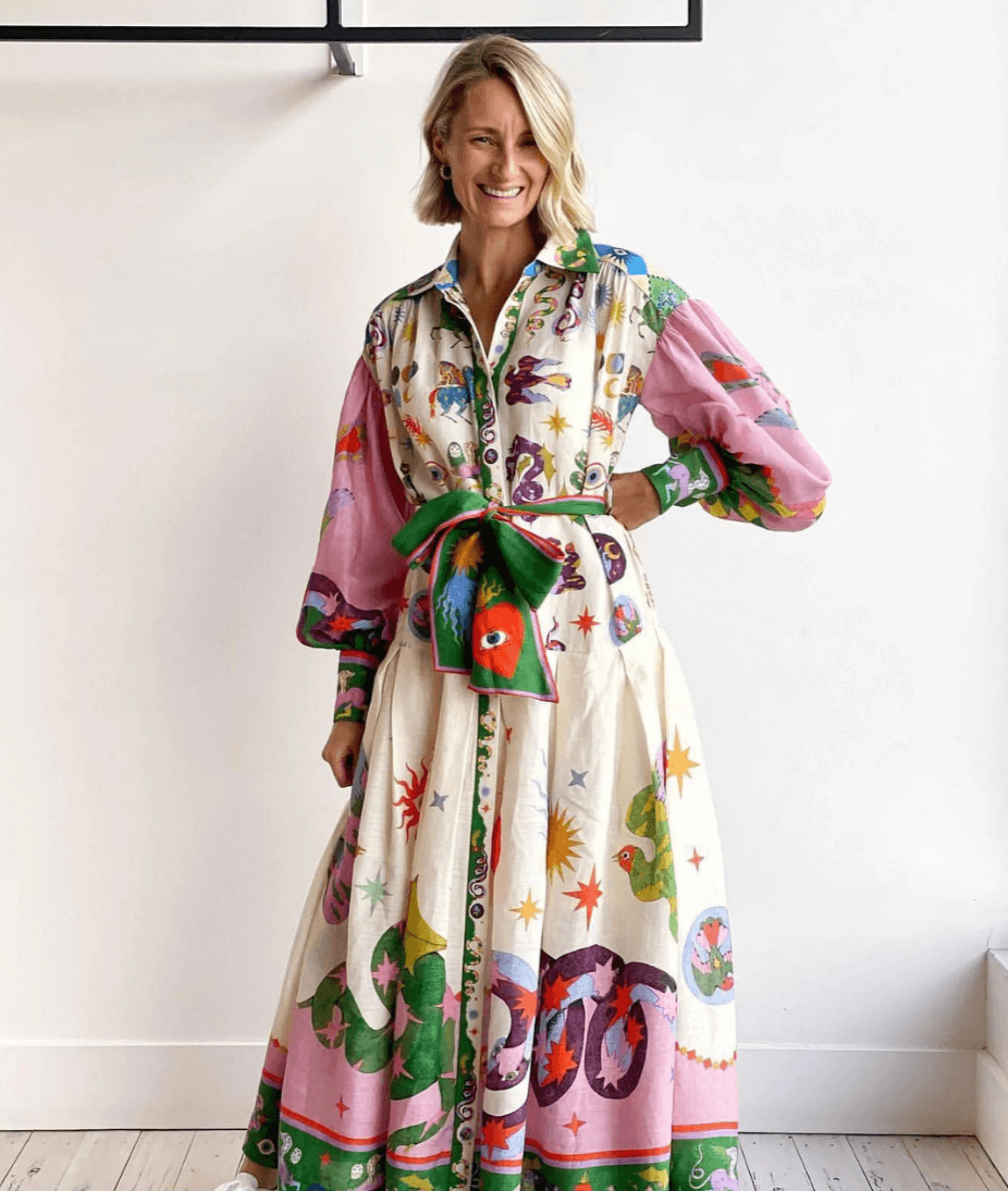 Dorthe™ | Chic Italian Maxi Dress